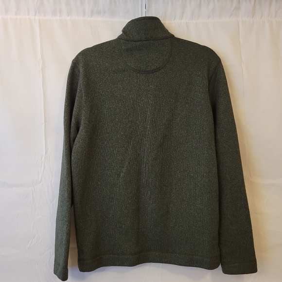 Van Heusen Forest Green Quarter Zip - Picture 2 of 2